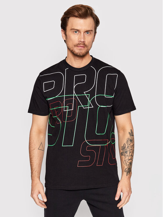 PROSTO. PROSTO. T-shirt KLASYK Huges 1183 Nero Regular Fit