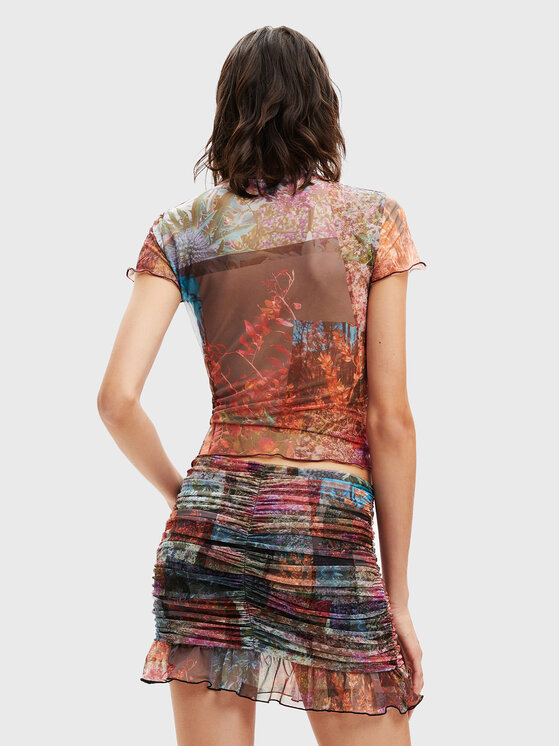 Blusa Bora 22WWTK10 Multicolore Slim Fit
