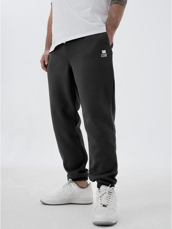 Good Luck Good Luck Spodnie dresowe Wygodne po domu spacer do auta 129938 Szary Regular Fit