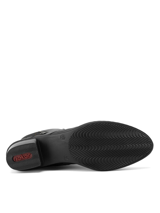 Rieker Rieker Trzewiki Y0700-01 Czarny