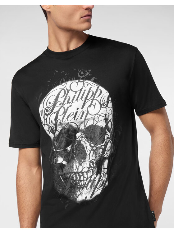 PHILIPP PLEIN PHILIPP PLEIN T-Shirt 24635 Czarny Regular Fit
