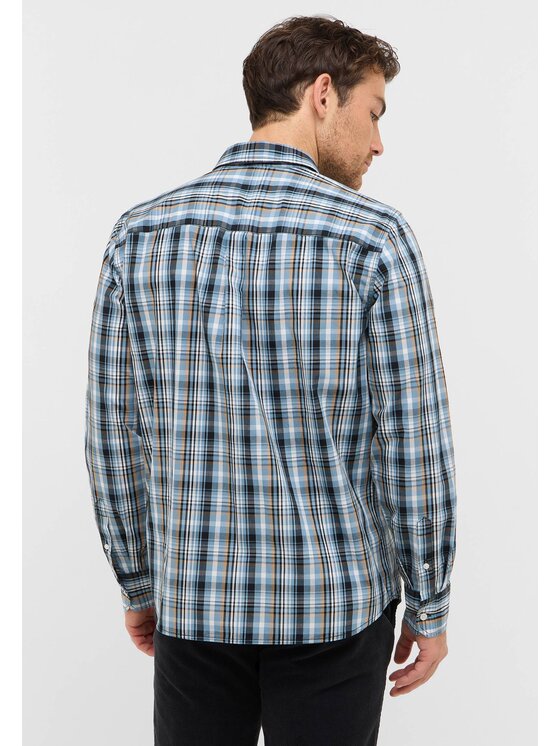 Mustang Mustang Camicia Style Chester Blu Regular Fit