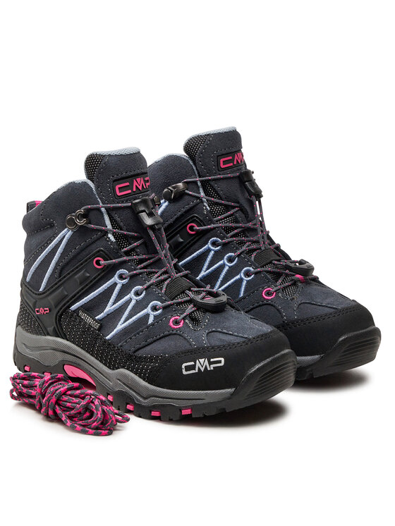 CMP CMP Trekkingi Kids Rigel Mid Trekking Shoes Wp 3Q12944 Czarny
