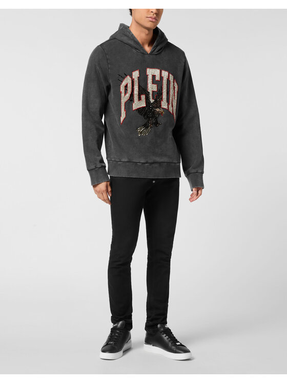 PHILIPP PLEIN PHILIPP PLEIN Bluza 25957 Czarny Regular Fit