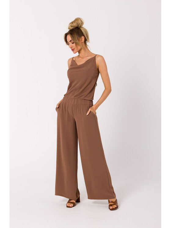 Made of Emotion Made of Emotion Jumpsuit M737 Marrone Premium Fit