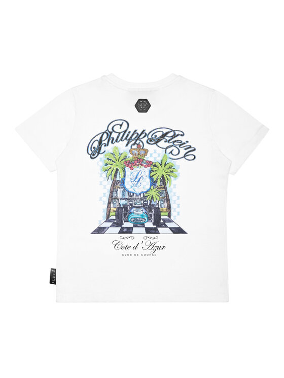 PHILIPP PLEIN PHILIPP PLEIN T-Shirt 28265 Biały Regular Fit