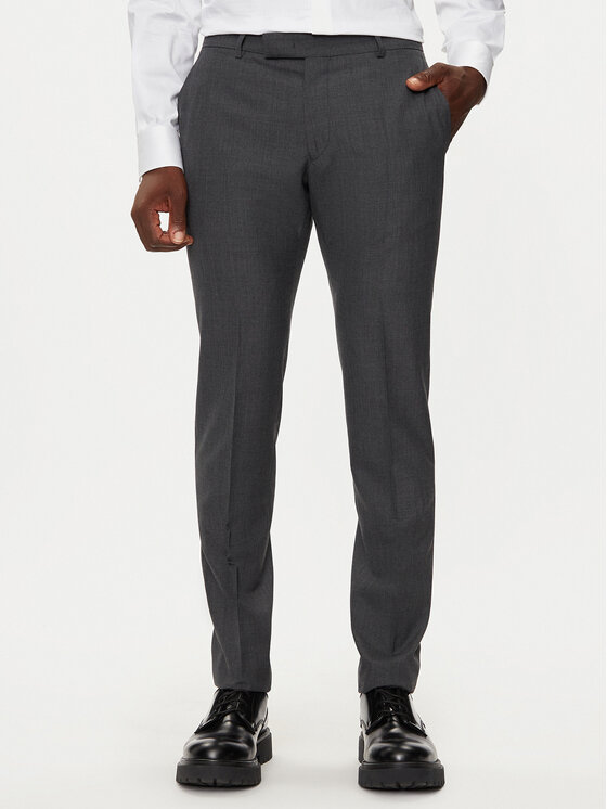 KARL LAGERFELD KARL LAGERFELD Костюм 115244 544008 Сив Slim Fit