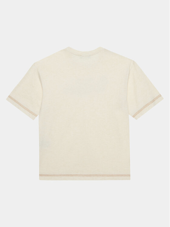 United Colors Of Benetton United Colors Of Benetton Тишърт 3GDXC10HG Екрю Oversize