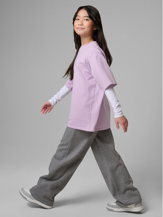 4F 4F T-Shirt ESSENTIAL 3 Fioletowy jasny Loose Fit