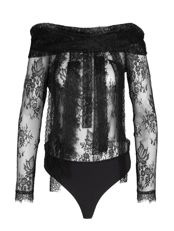 PINKO PINKO Body 105010 A2EM Czarny Regular Fit