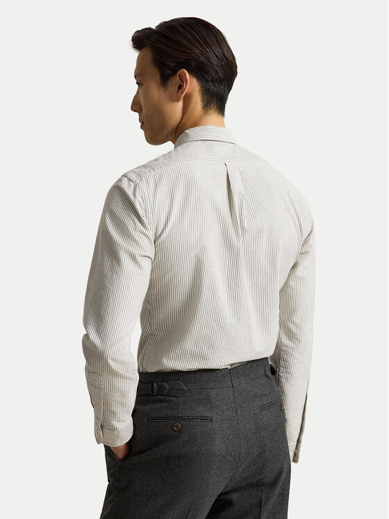 Polo Ralph Lauren Polo Ralph Lauren Camicia 710953704503 Beige chiaro Custom Fit