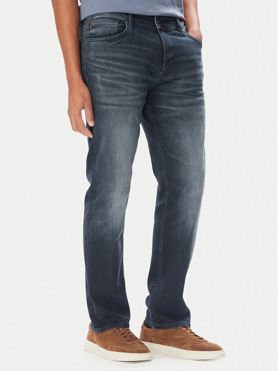 BOSS BOSS Jeansy Ogden Bo 50570854 Tmavomodrá Straight Fit