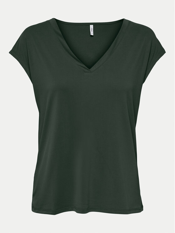 ONLY ONLY T-särk Free 15287041 Roheline Regular Fit