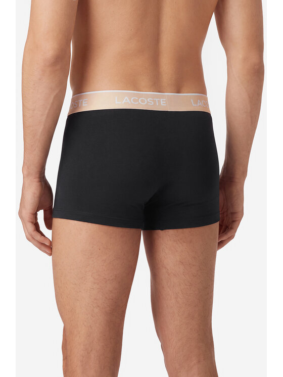 Lacoste Lacoste Комплект боксерки 5H1297 Черен Regular Fit