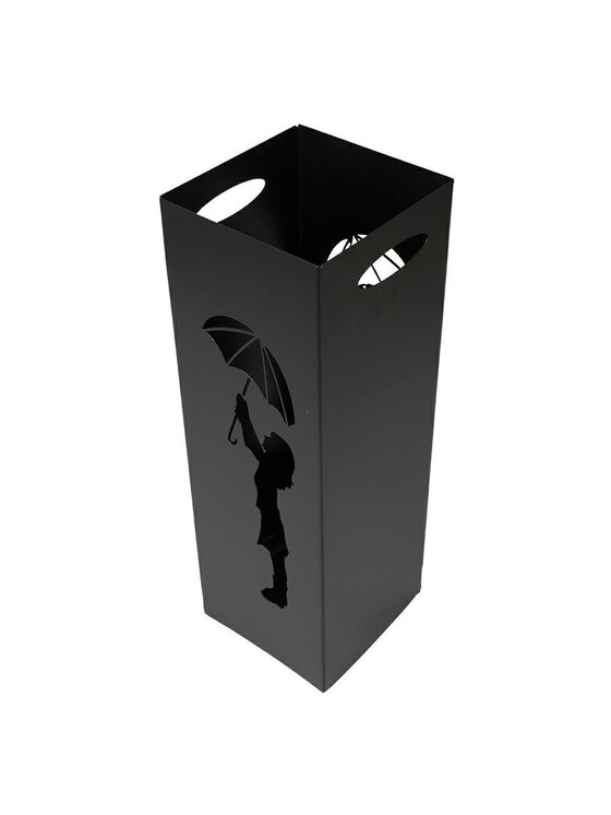 MIAhome MIAhome Kosz na Parasole Parasolnik 60 cm RAGAZZA E OMBRELLO Czarny