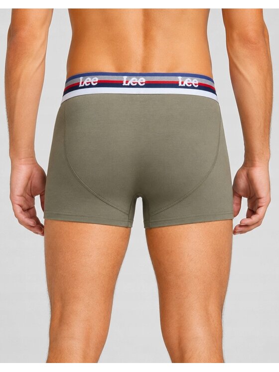 Lee Lee Bokserki Walls 3 Pack Organic Cotton Elastane Trunks Kolorowy