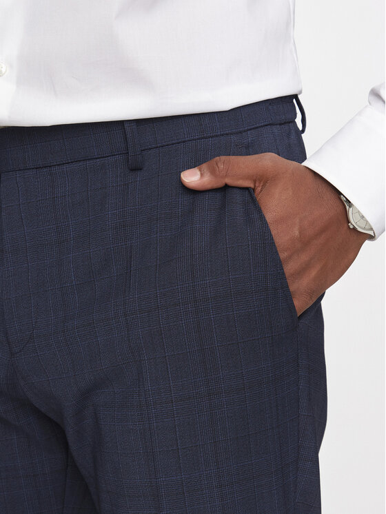 BOSS Boss Öltöny P-Huge-2Pcs-241 50509480 Sötétkék Slim Fit