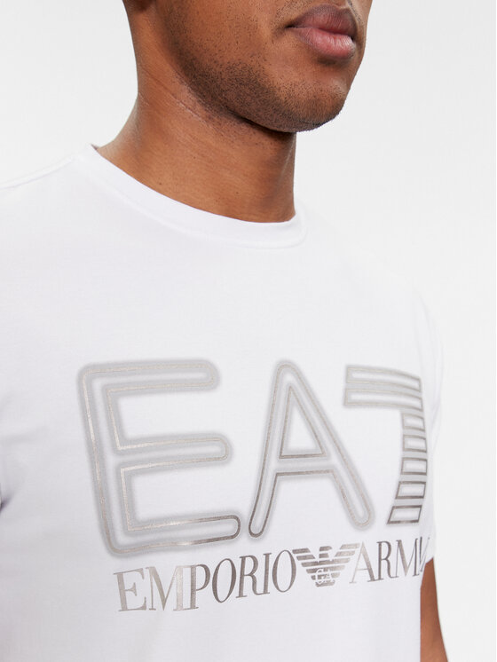 EA7 Emporio Armani EA7 Emporio Armani T-shirt 3DPT37 PJMUZ 1100 Bianco Regular Fit