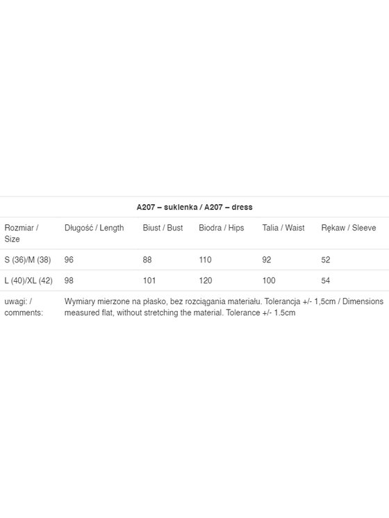 Awama Awama Vestito di maglia A207 Nero Basic Fit