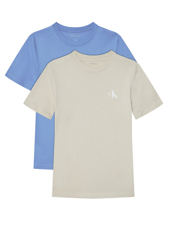 Calvin Klein Jeans Calvin Klein Jeans Set t-shirt majica﻿ LVCKSJA45B Bež Regular Fit