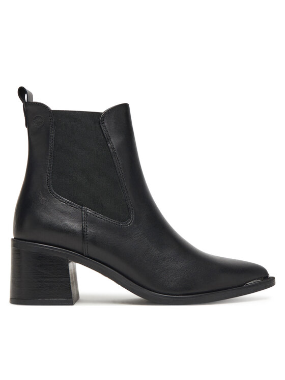 Tamaris Tamaris Kotníková obuv s elastickým prvkem 1-25301-45 Černá