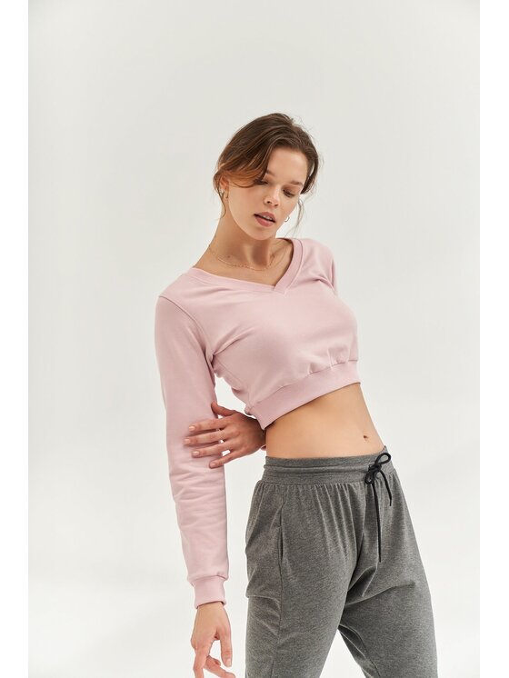 Moonholi Moonholi Top MOONDUST Różowy Classic Fit