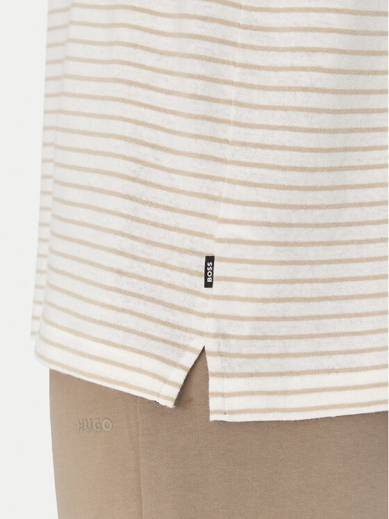 BOSS BOSS Тишърт H-Taut 28 50537498 Бежов Regular Fit