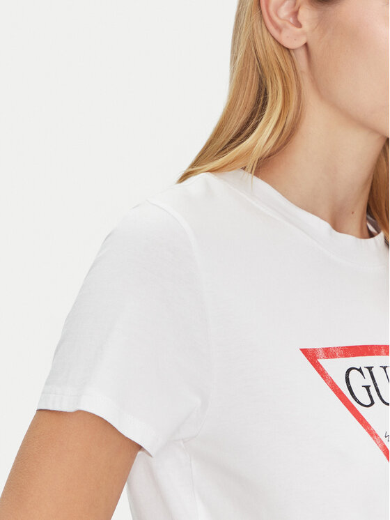 Guess Guess T-Shirt W2BI69 K8FQ1 Bílá Regular Fit