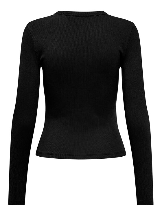 ONLY ONLY Blūze Val 15371305 Melns Regular Fit