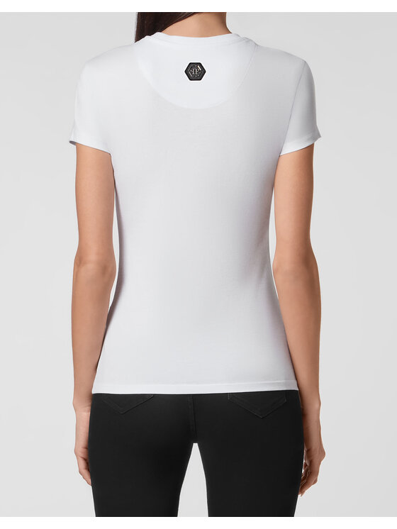 PHILIPP PLEIN PHILIPP PLEIN T-Shirt 2123 Biały Regular Fit