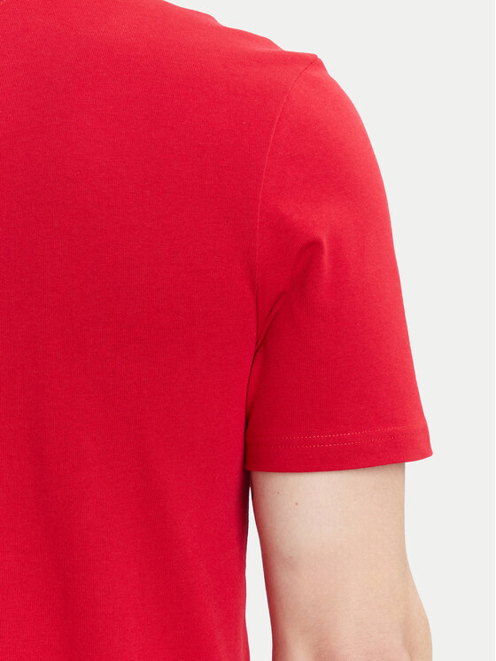 Tommy Hilfiger Tommy Hilfiger T-Shirt American Monotype MW0MW39843 Czerwony Regular Fit