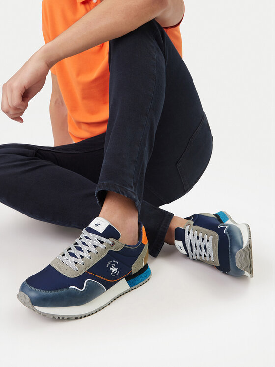 Beverly Hills Polo Club Beverly Hills Polo Club Sneakersy EO-GUIDIO-01 Granatowy