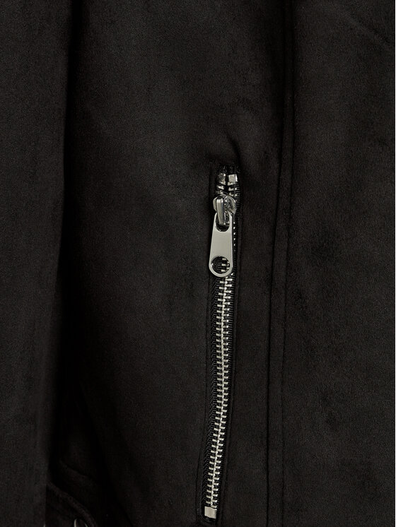 Vero Moda Curve Vero Moda Curve Kurtka z imitacji skóry Jose 10308583 Czarny Slim Fit