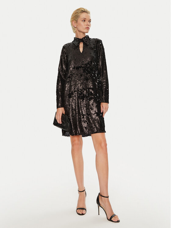 Bruuns Bazaar Bruuns Bazaar Koktélruha Uriela BBW4191 Fekete Regular Fit