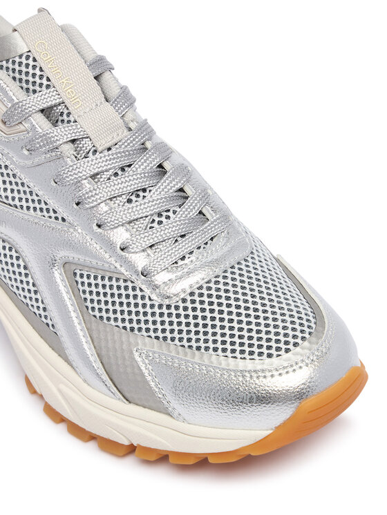 Calvin Klein Calvin Klein Sneakers Hike Runn Ck Stripe Mesh-Lth Met HW0HW03251 Gri