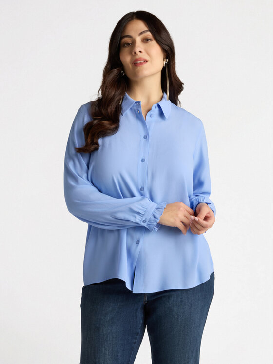 Fiorella Rubino Fiorella Rubino Camicia 5037T001263N004 Turchese Regular Fit
