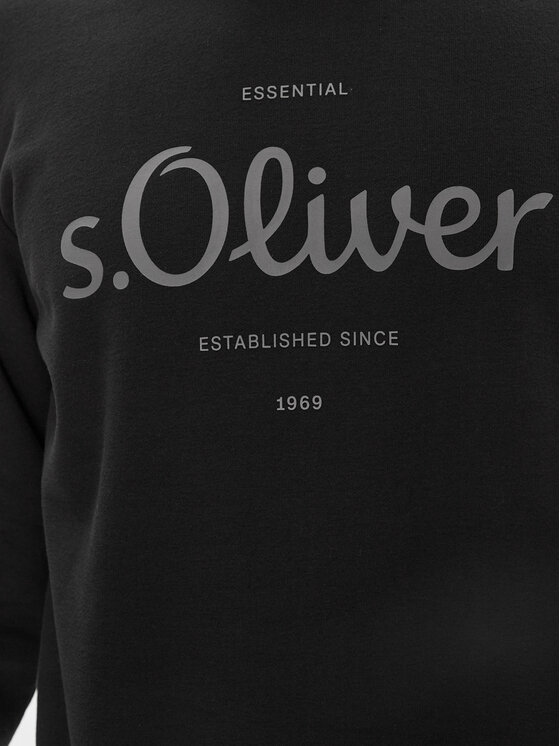 s.Oliver s.Oliver Μπλούζα 2132732 Μαύρο Regular Fit