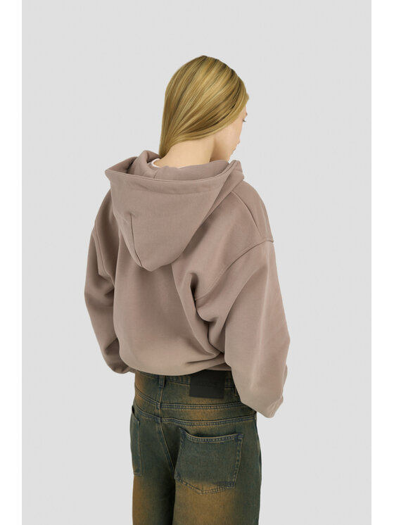 2005 2005 Bluza Classic Logo Beżowy Oversize