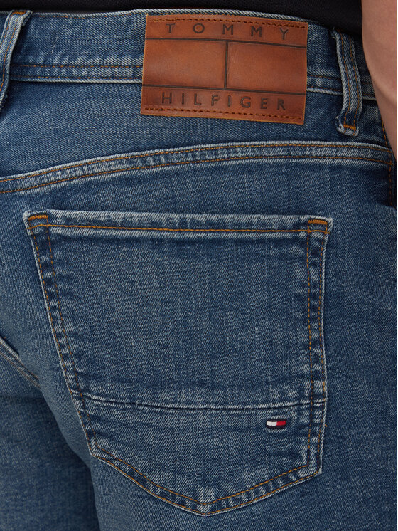 Tommy Hilfiger Tommy Hilfiger Džínové šortky Brooklyn MW0MW35172 Modrá Straight Fit