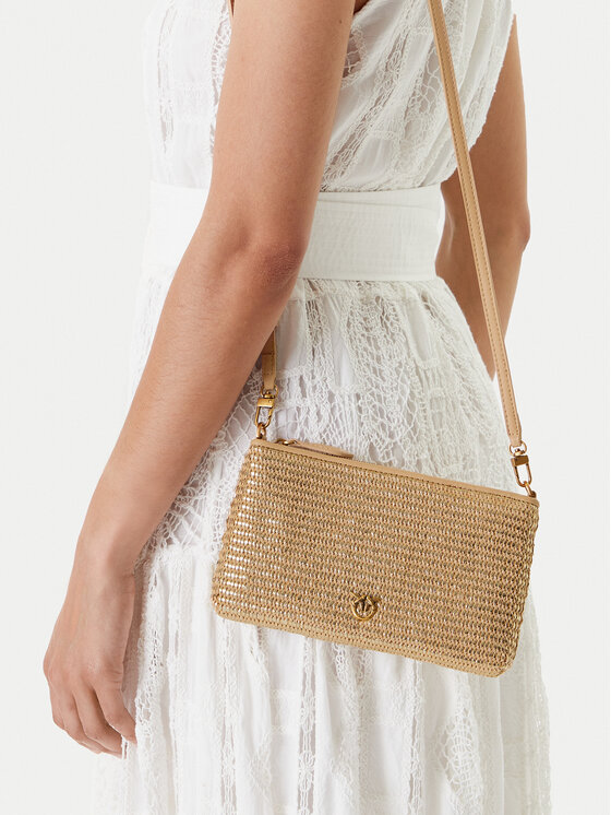 PINKO PINKO Borsetta Flat Horizontal Mini PE 25 PCPL 104277 A2CE Oro