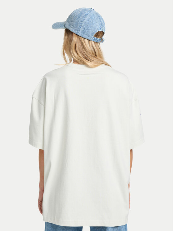 Billabong Billabong T-shirt Wave Out EBJZT00481 Bianco Loose Fit