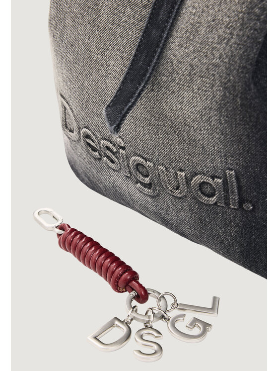 Desigual Desigual Σακίδιο BACK_HALF LOGO Μαύρο