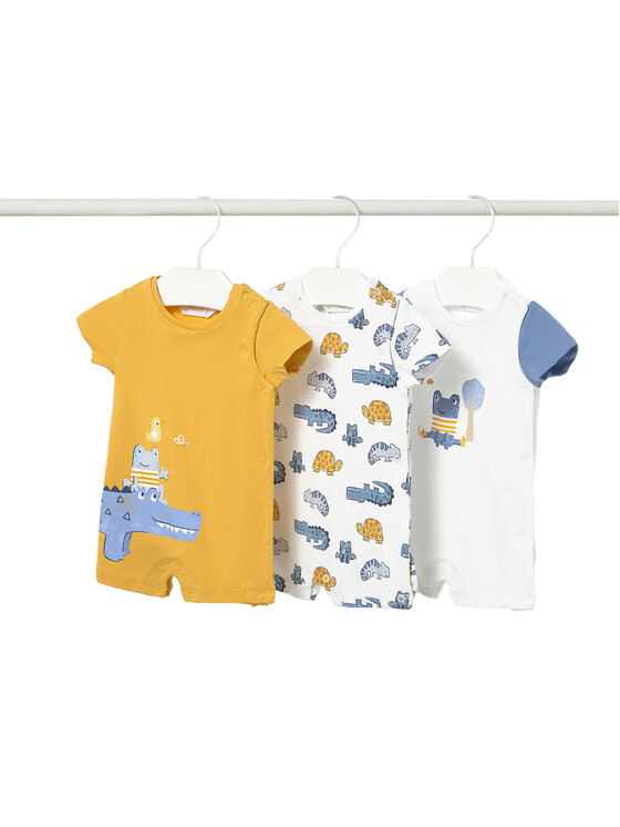 Mayoral Set de salopete scurte 1724 Colorat Regular Fit