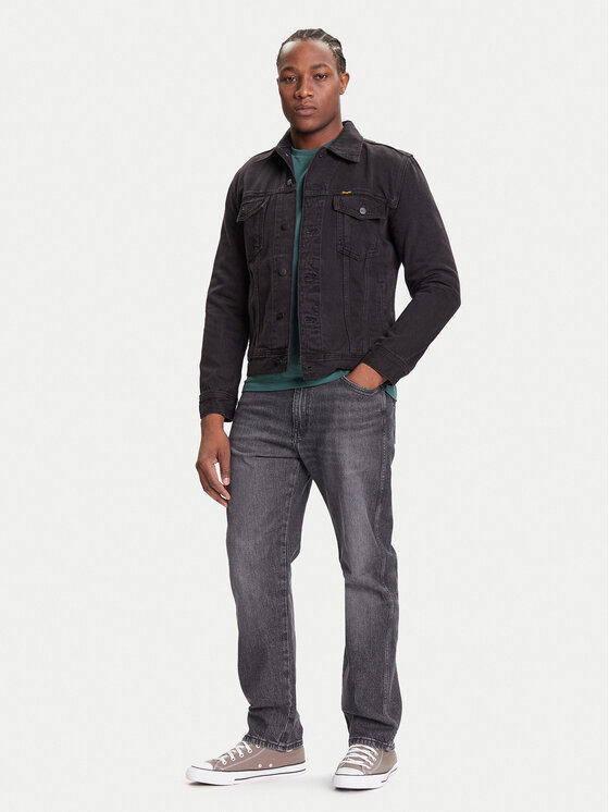Wrangler Wrangler Jeansová bunda Classic 112371439 Černá Regular Fit