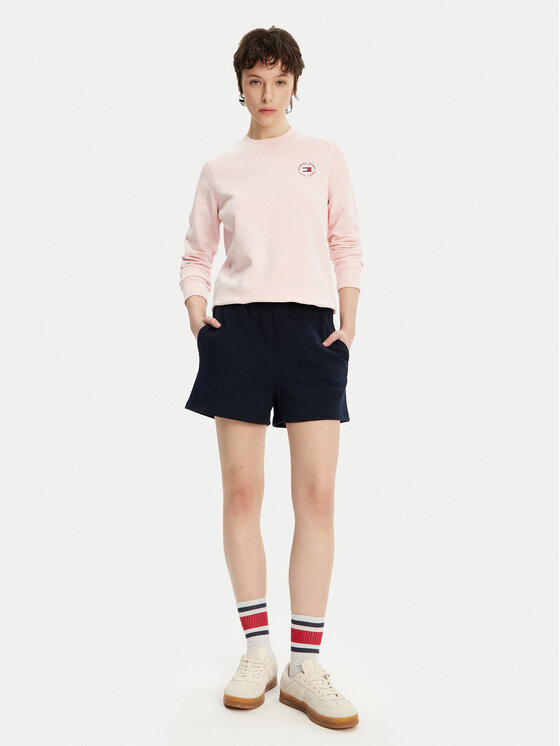 Tommy Jeans Tommy Jeans Суитшърт Essential DW0DW20639 Розов Regular Fit