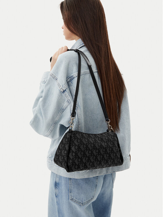 Calvin Klein Jeans Calvin Klein Jeans Borsetta Lyl Lg Jqd Smll Shld LV04K3142G Nero