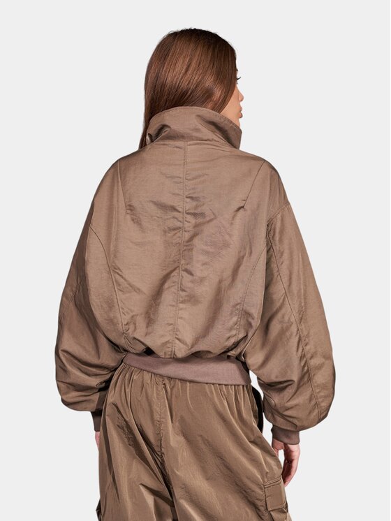 MADE BY SOCIETY MADE BY SOCIETY Kurtka anorak Veire Mocha - J27717 Brązowy Basic Fit