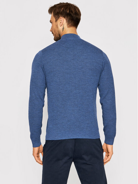 Stenströms Pull 422380 1355 Bleu marine Regular Fit