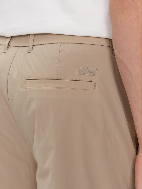 Calvin Klein Calvin Klein Σορτς υφασμάτινο K10K112836 Μπεζ Straight Fit