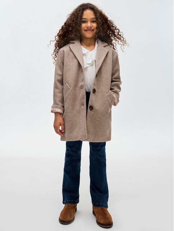 Mayoral Mayoral Demisezoninis paltas 7.407 Ruda Regular Fit